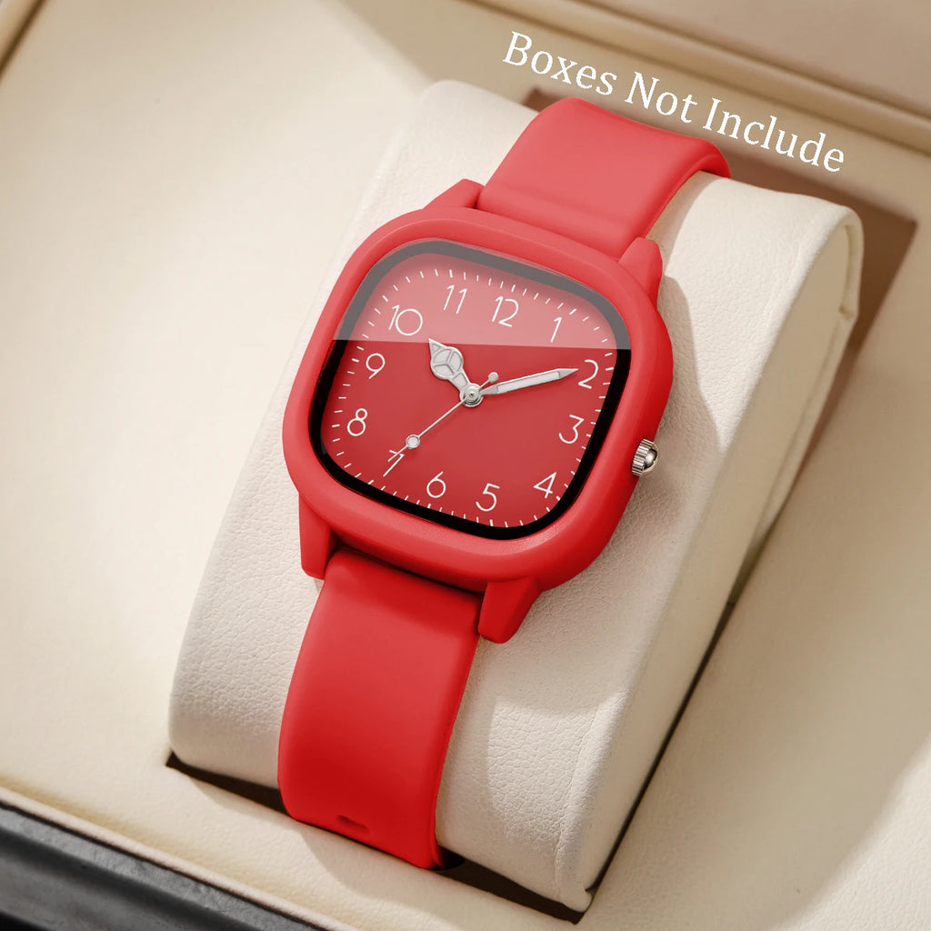 Silicone Quartz Watches Set