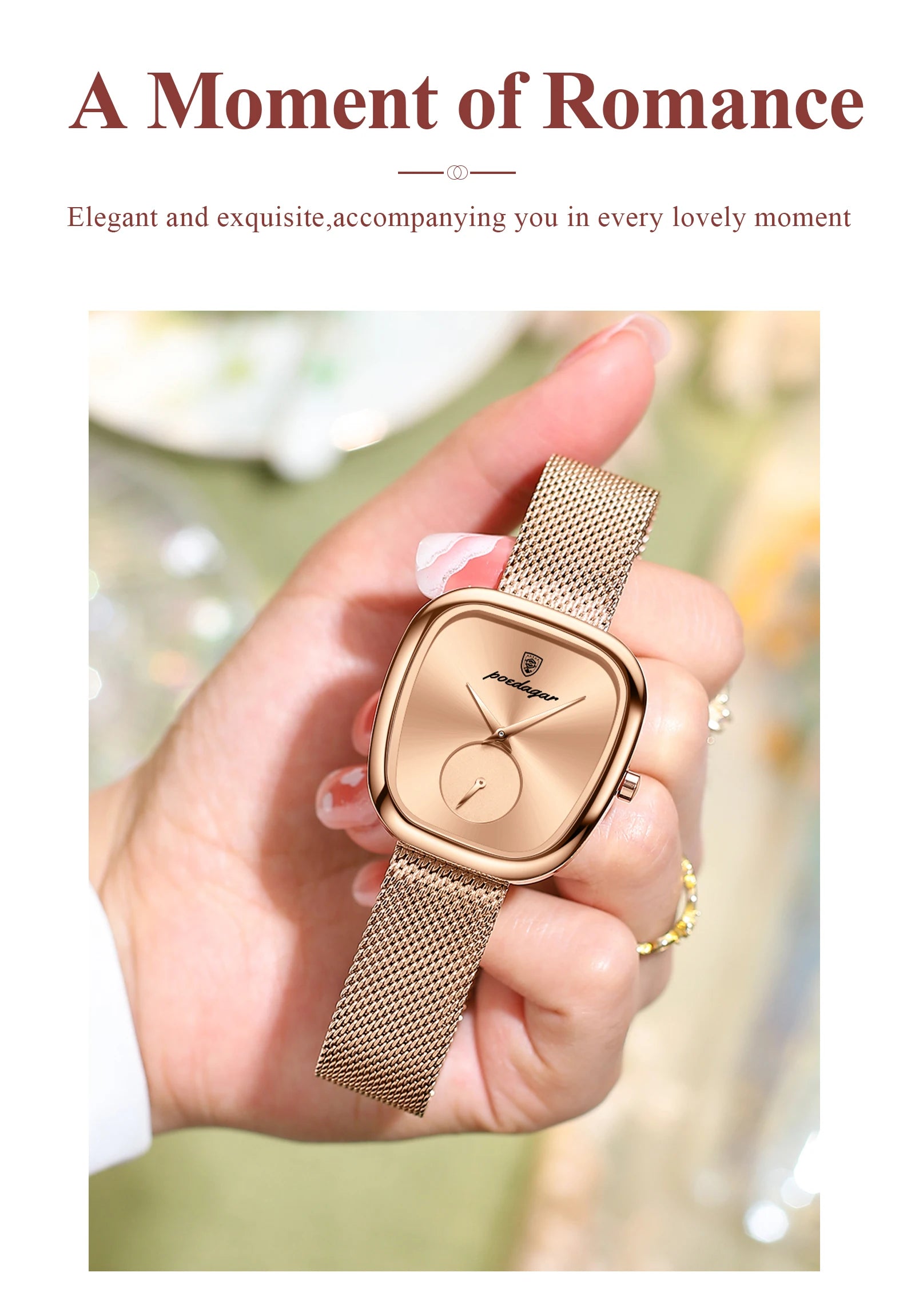 POEDAGAR Waterproof Watch