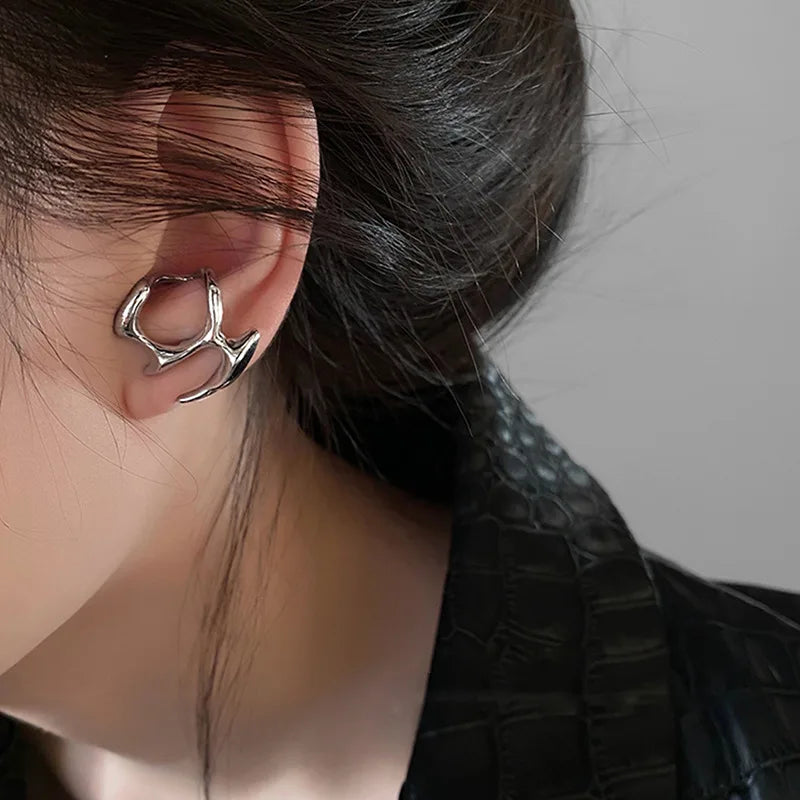 Y2K Irregular Liquid Earrings