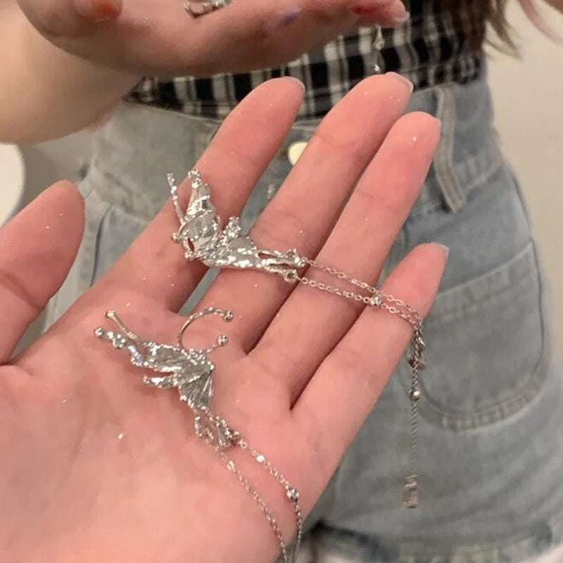 Y2K Irregular Liquid Earrings