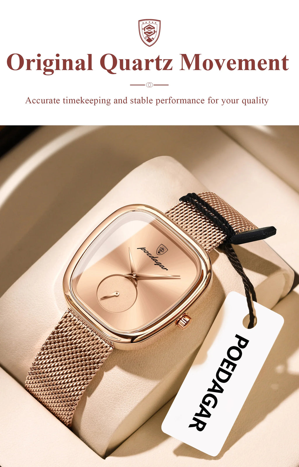 POEDAGAR Waterproof Watch