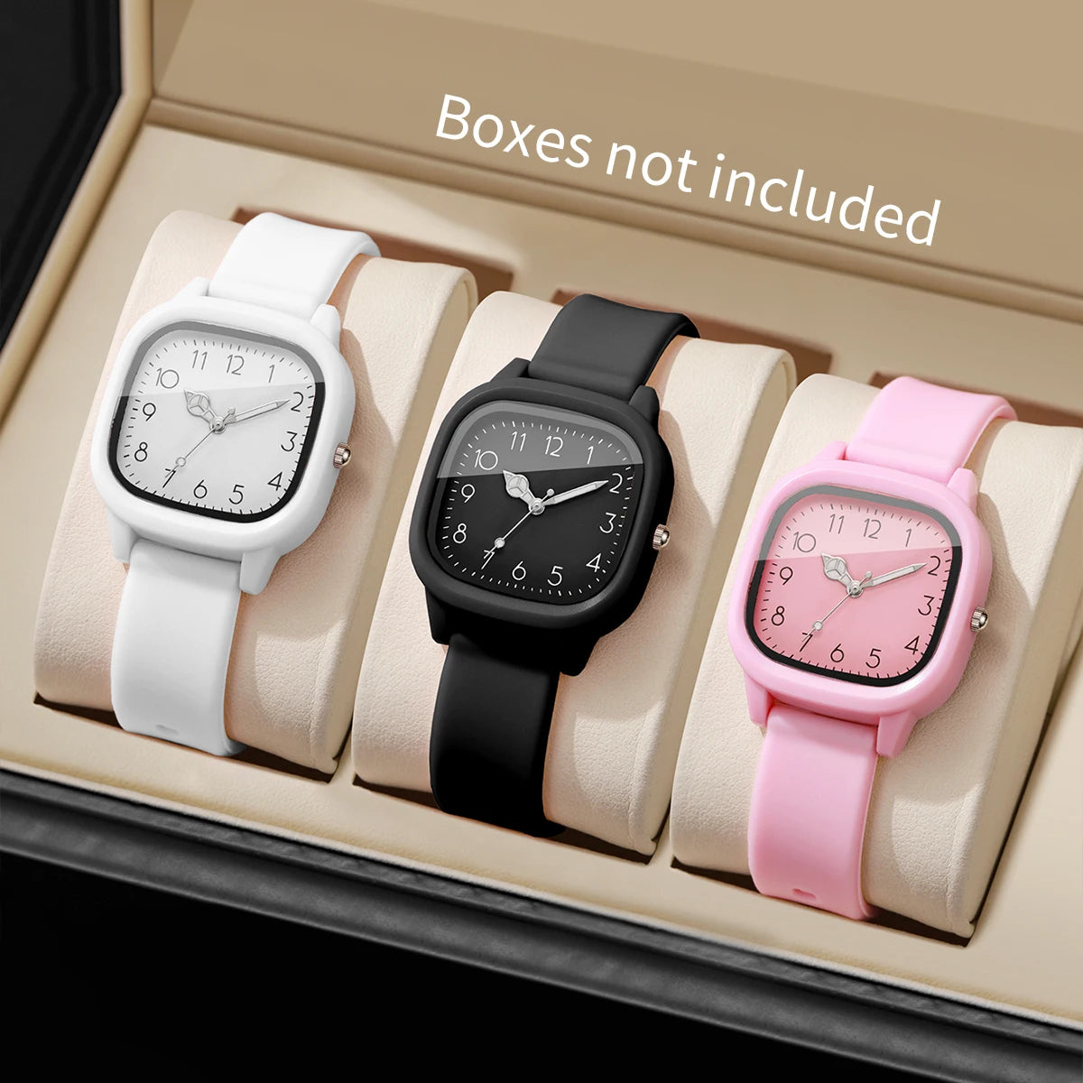 Silicone Quartz Watches Set