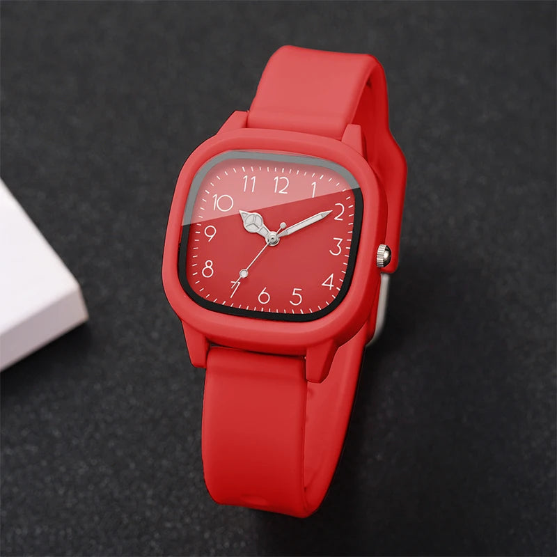 Silicone Quartz Watches Set
