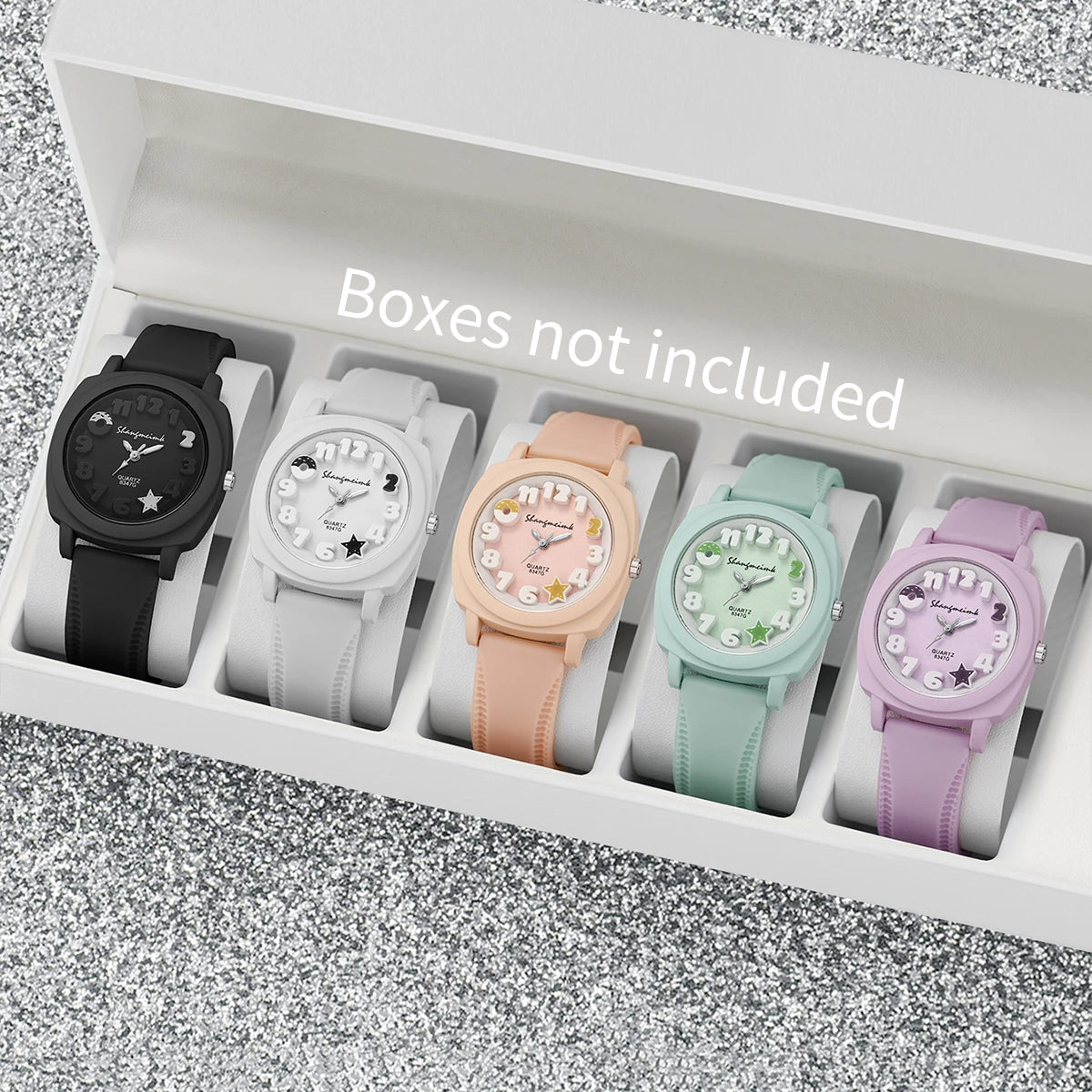 Silicone Quartz Watches Set