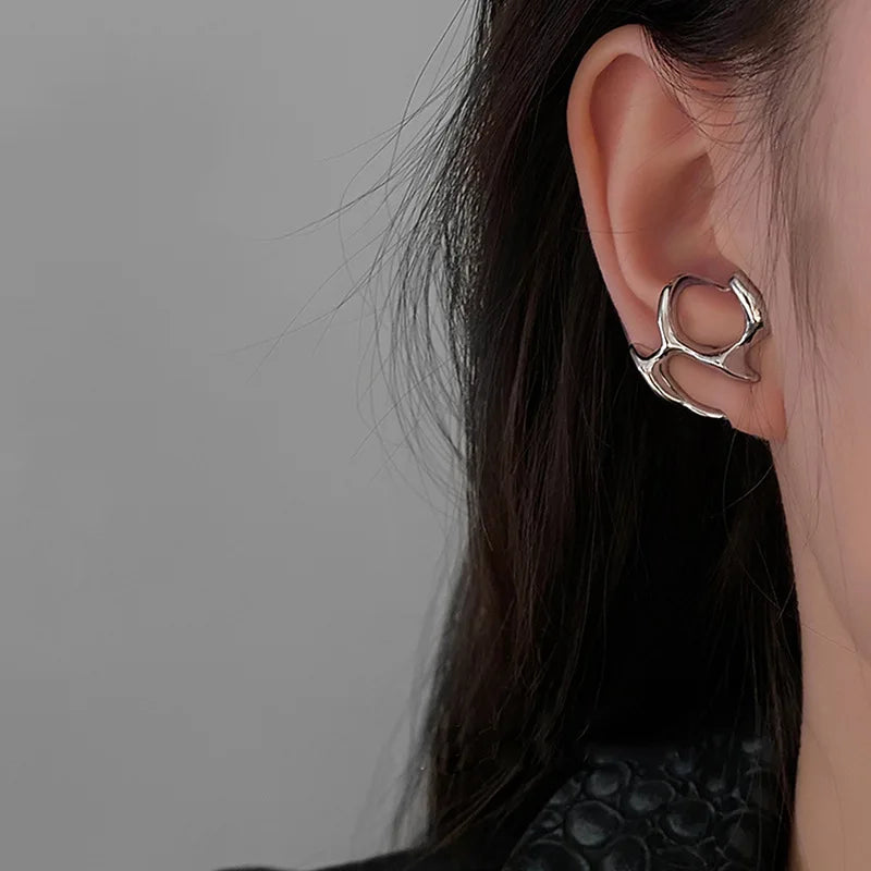 Y2K Irregular Liquid Earrings