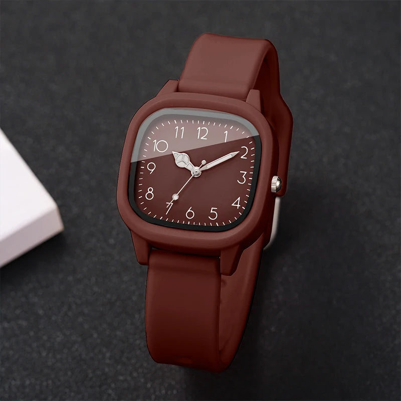 Silicone Quartz Watches Set