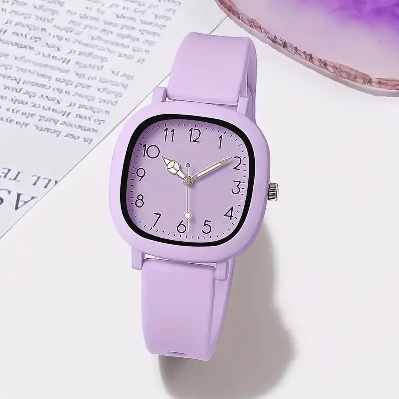 Silicone Quartz Watches Set