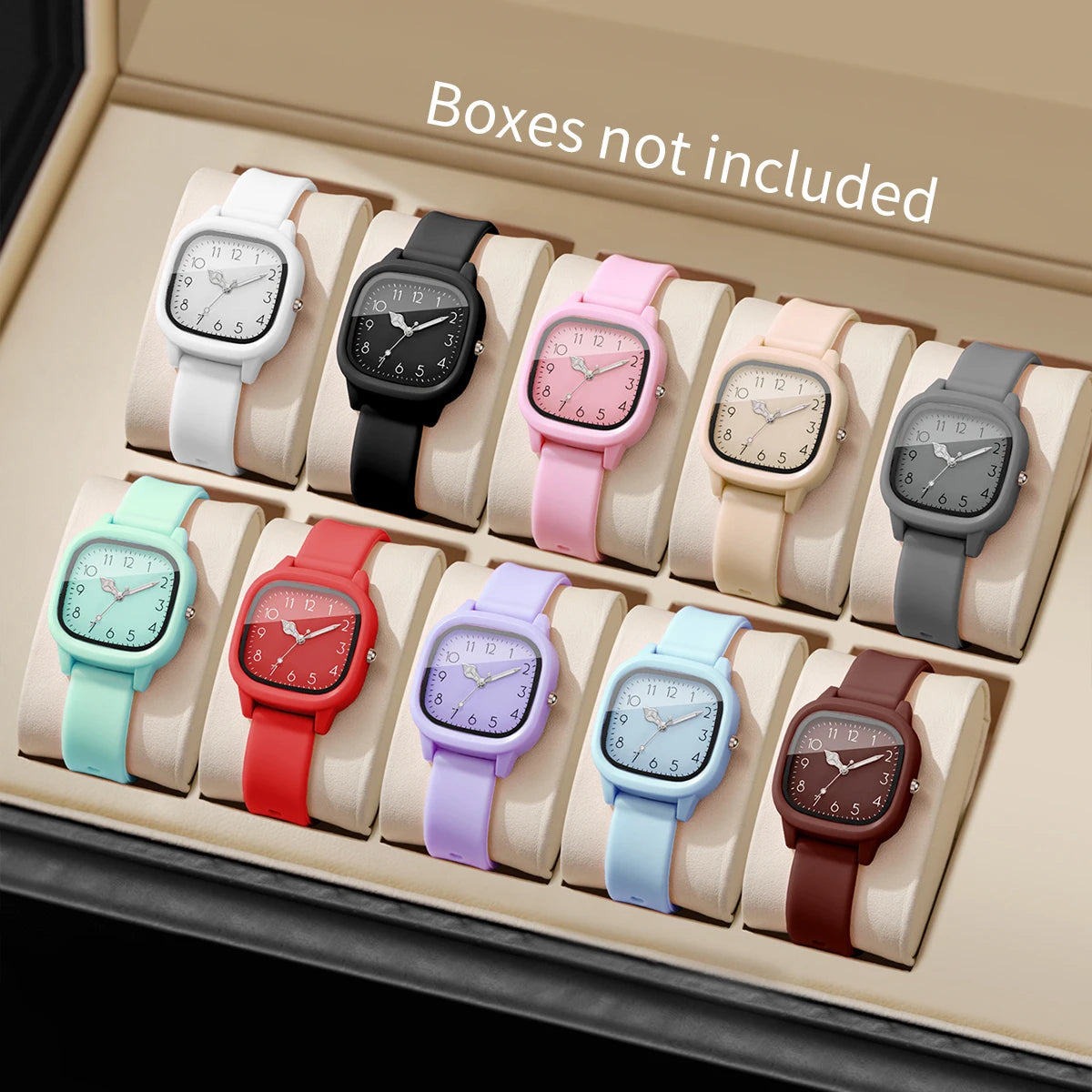 Silicone Quartz Watches Set