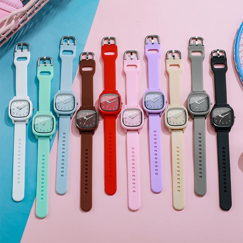 Silicone Quartz Watches Set